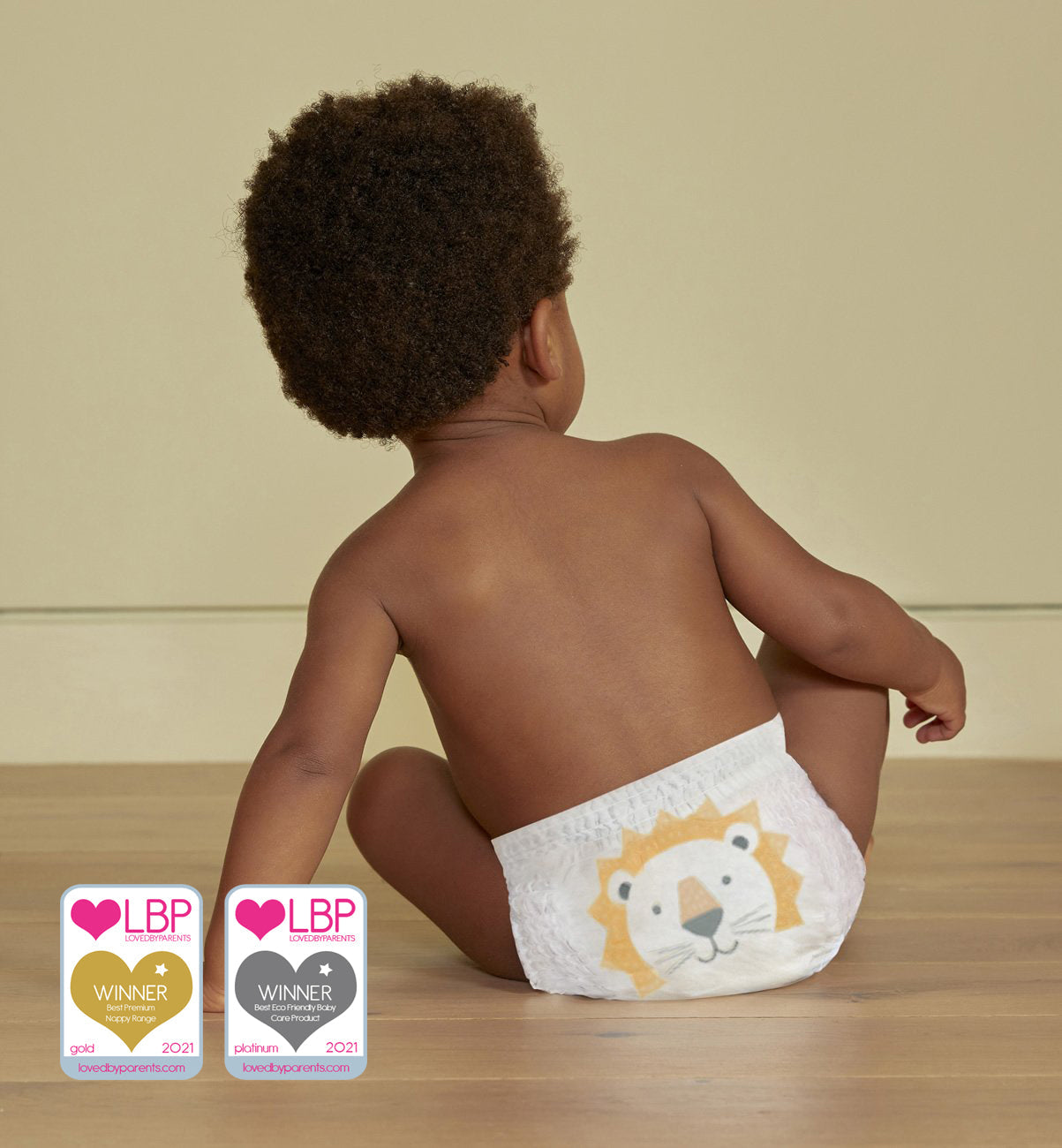 Sustainable lion nappy pants